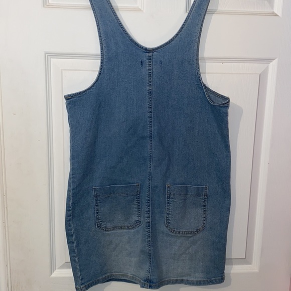 3/$30 Vintage Blue Spice Jean Dress - Picture 7 of 10